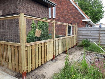 Hout-houtschutting