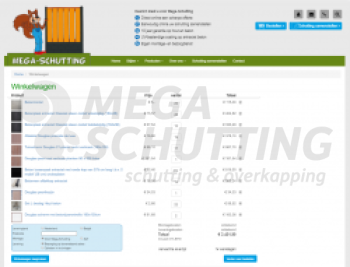 Stap 4: Schutting bestellen