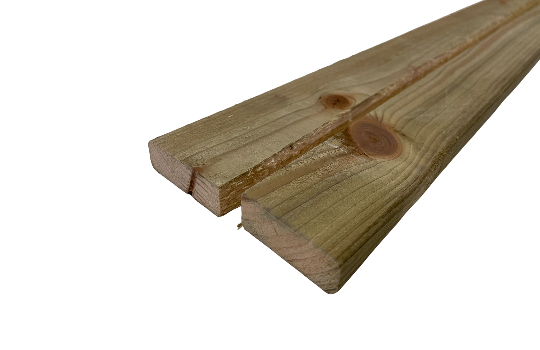 Grenen sluitlatten set (2 stuks) - geschikt voor 20-planks