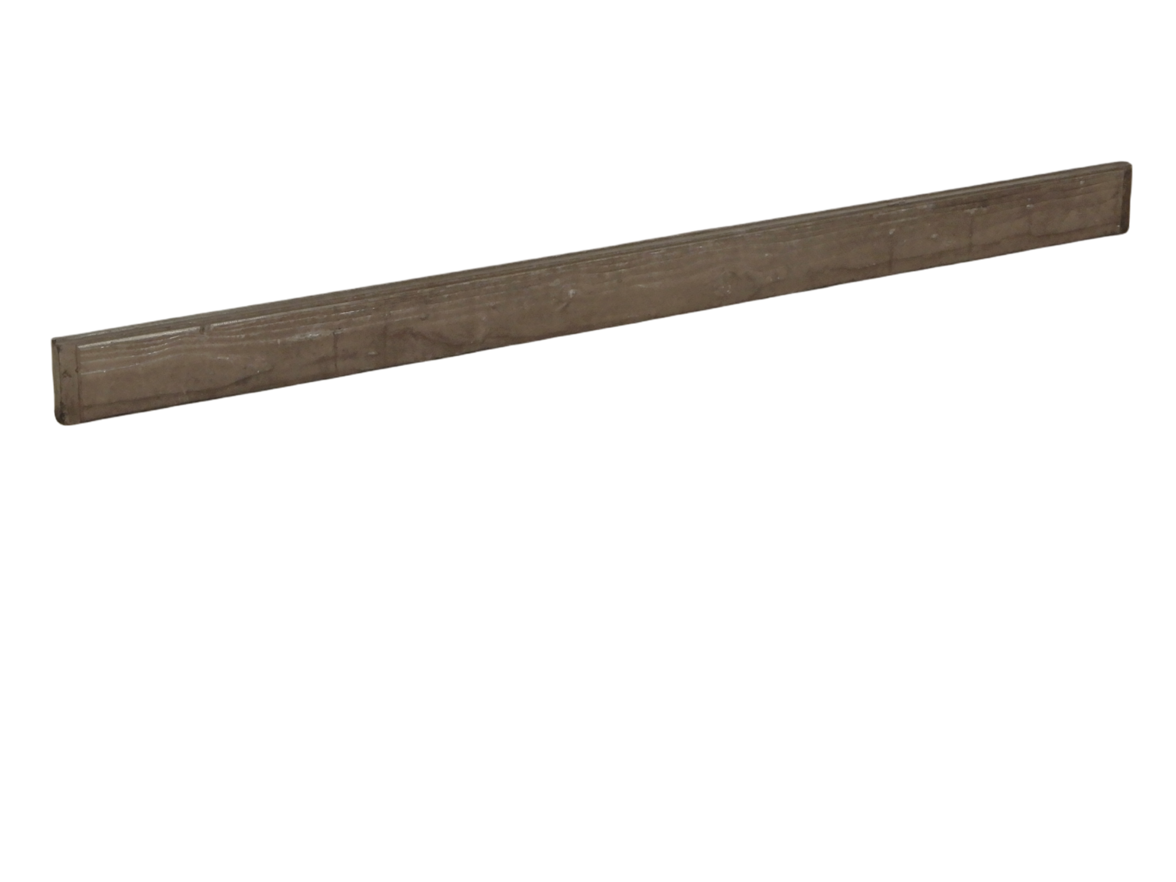 Betonplaat taupe Lariks-motief dubbelzijdig (184x12)