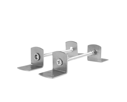 Set L-beslag Alex hout-beton rvs