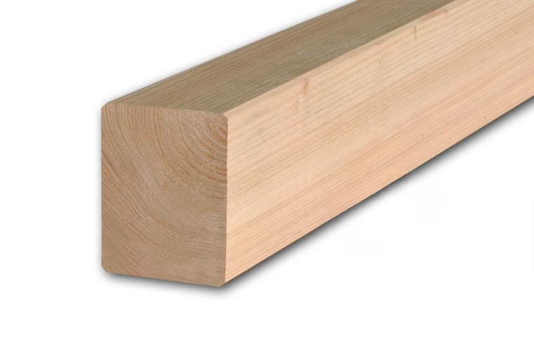 Balken douglas 145x190x4000mm gedroogd en geschaafd