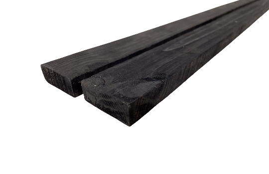 Zwart sluitlatten set (2 stuks) - geschikt voor 20-planks