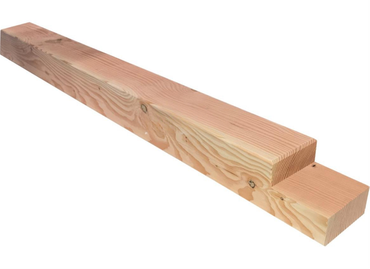 Hoekstaander 145x145x2345mm met keep 65x145mm
