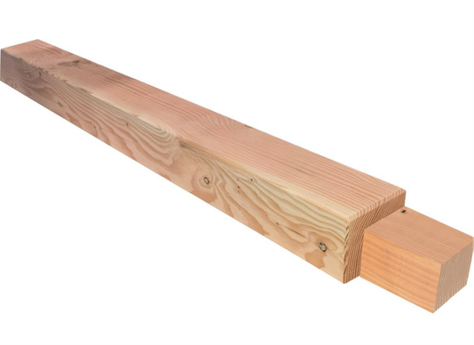 Hoekstaander 145x145x2345mm met keep 45x145mm